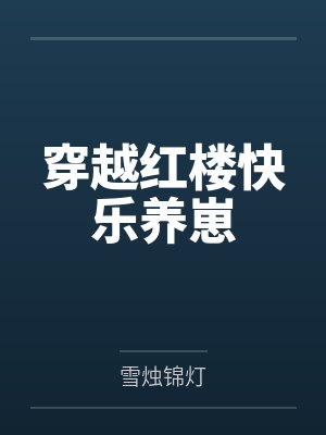 穿越红楼同人红楼小说