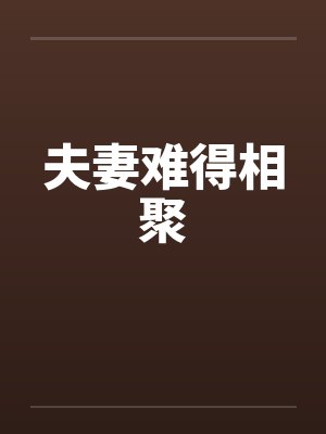 夫妻难得相聚下一句 夫妻难得相聚下一句